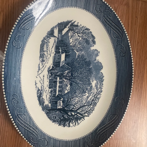 Rare, vintage Currier & Ives dinnerware / dishware - Picture 3 of 6